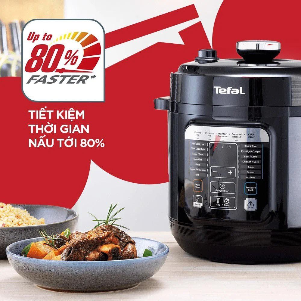 Hình ảnh Nồi áp suất điện Tefal CY601868 - 6L 1000W - Hàng chính hãng