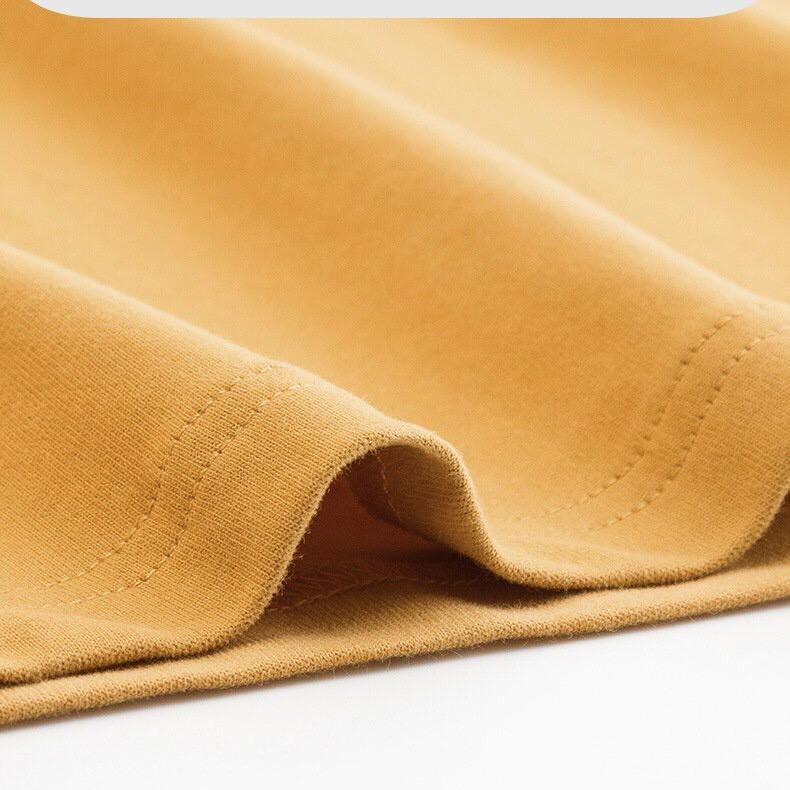 Bộ mặc nhà nữ thun cotton tay phối màu trẻ trung