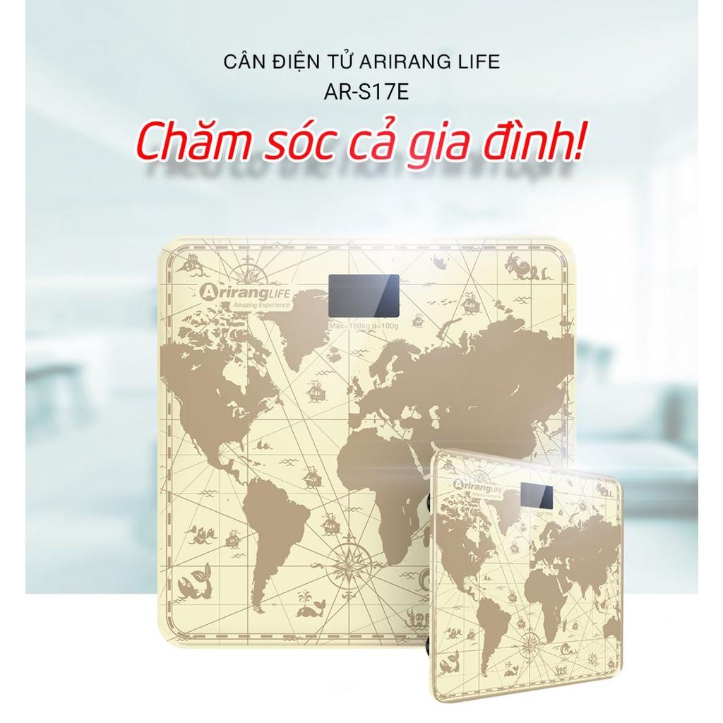 Cân điện tử sức khỏe - Cân điện tử gia đình AR-S17E mini tiện lợi, bền đẹp, độ chính xác cao