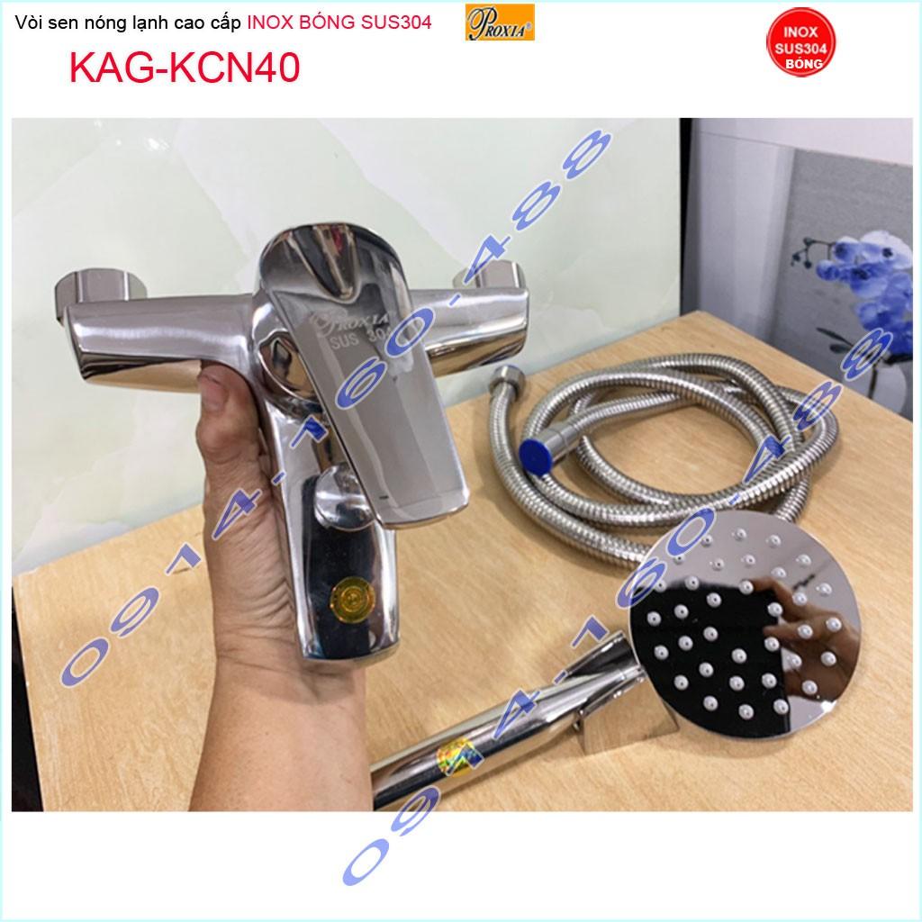 Vòi sen nóng lạnh inox bóng gương trọn bộ bòi sen tắm nóng lạnh nước mạnh sử dụng tốt