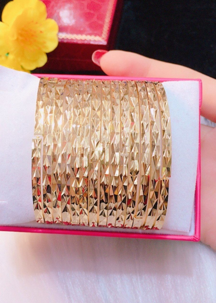 Vòng xiemn khóa gài 18k mua 3 bộ tặng 1 bộ mã 8021
