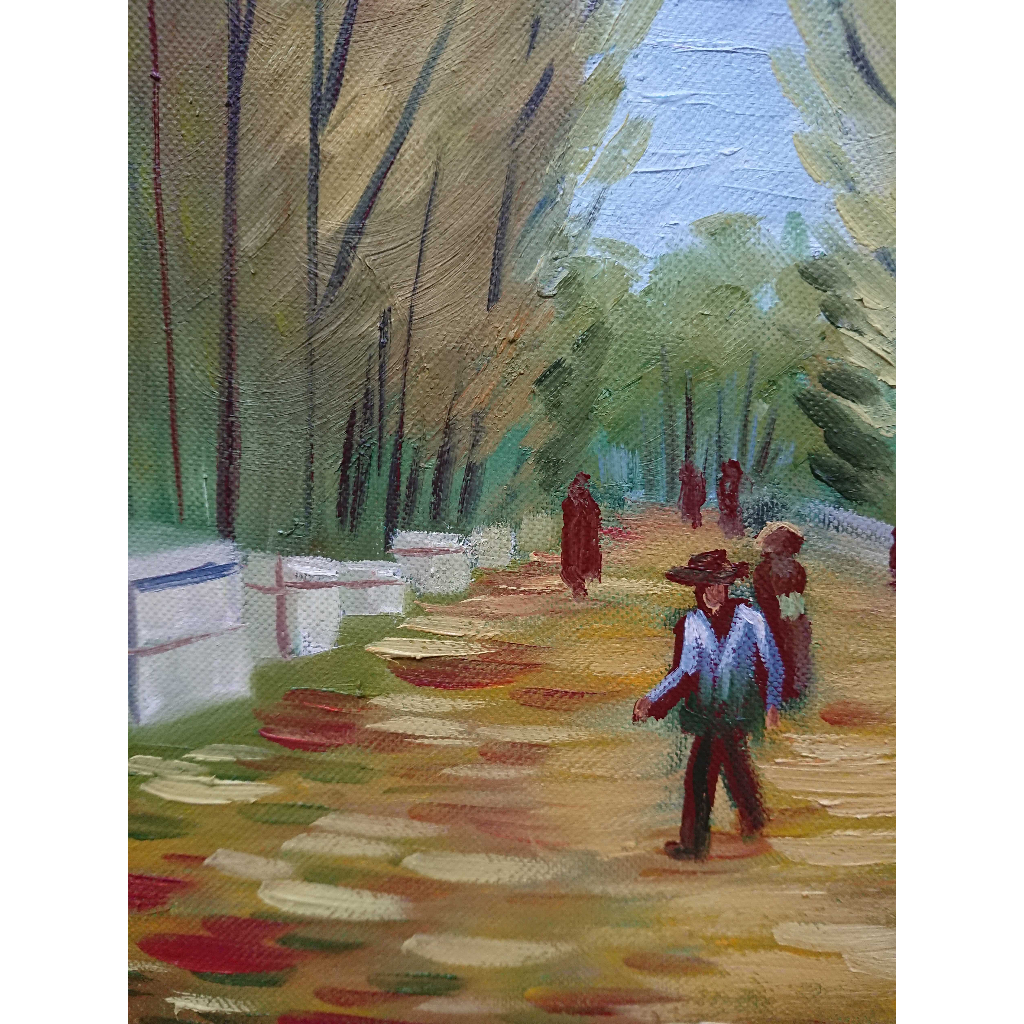 Tranh Sơn Dầu Vẽ Tay 30x40cm - Sang Thu