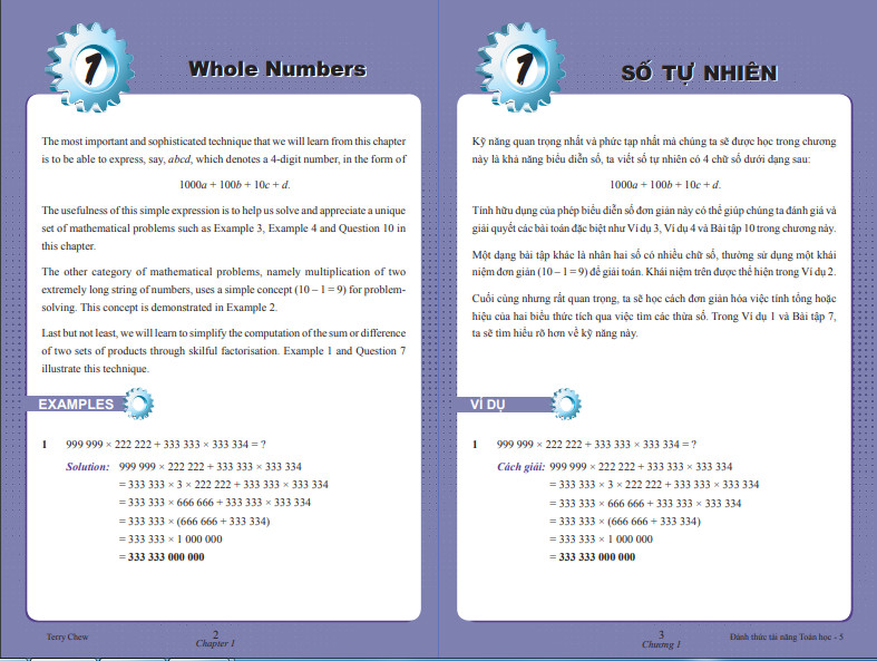 Combo 2 cuốn sách Đánh thức tài năng toán học tập 4 và tập 5 - dành cho trẻ lớp 4-5-6 (từ 10 đến 13 tuổi)