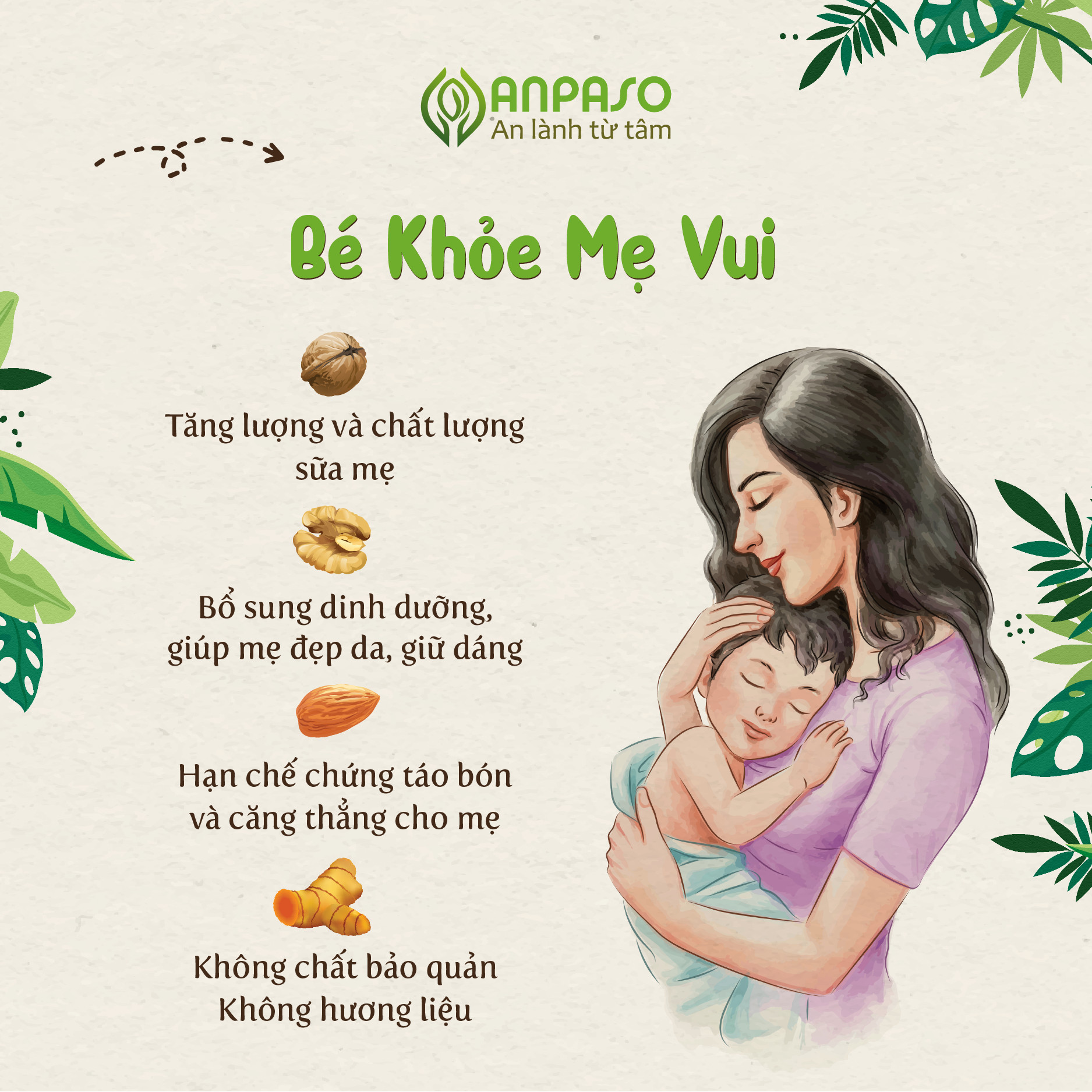 Ngũ cốc lợi sữa cho mẹ và bé Hộp 500g