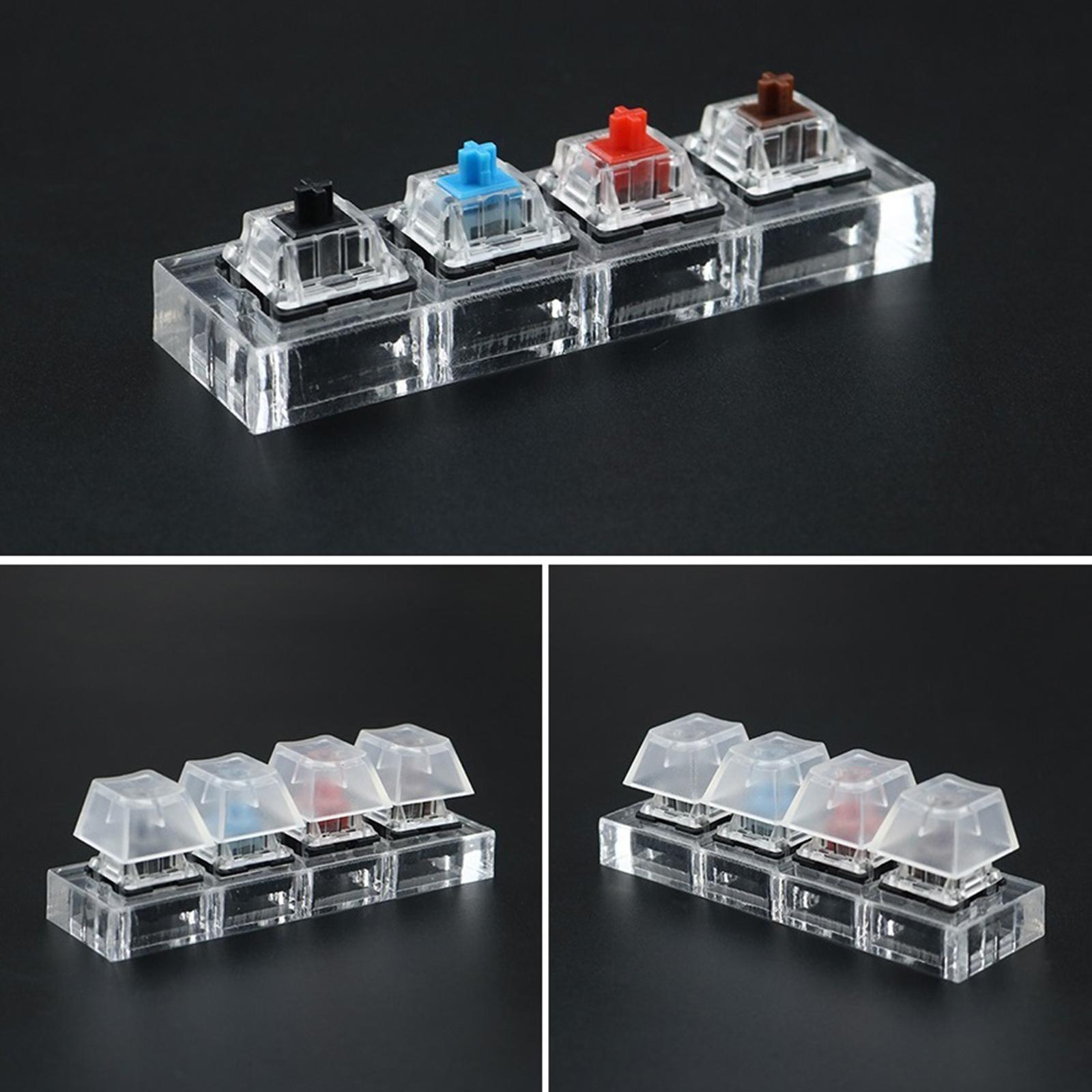 Keycaps Sampler Tester  Customized DIY Acrylic for 4 keys