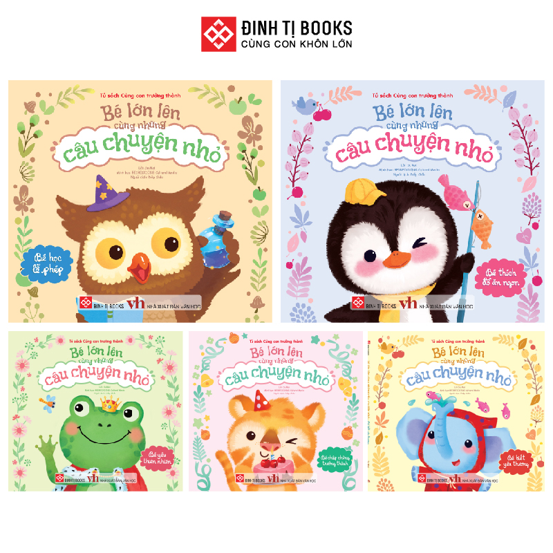 Sách - Bé lớn lên cùng những câu chuyện nhỏ - Đinh Tị Books