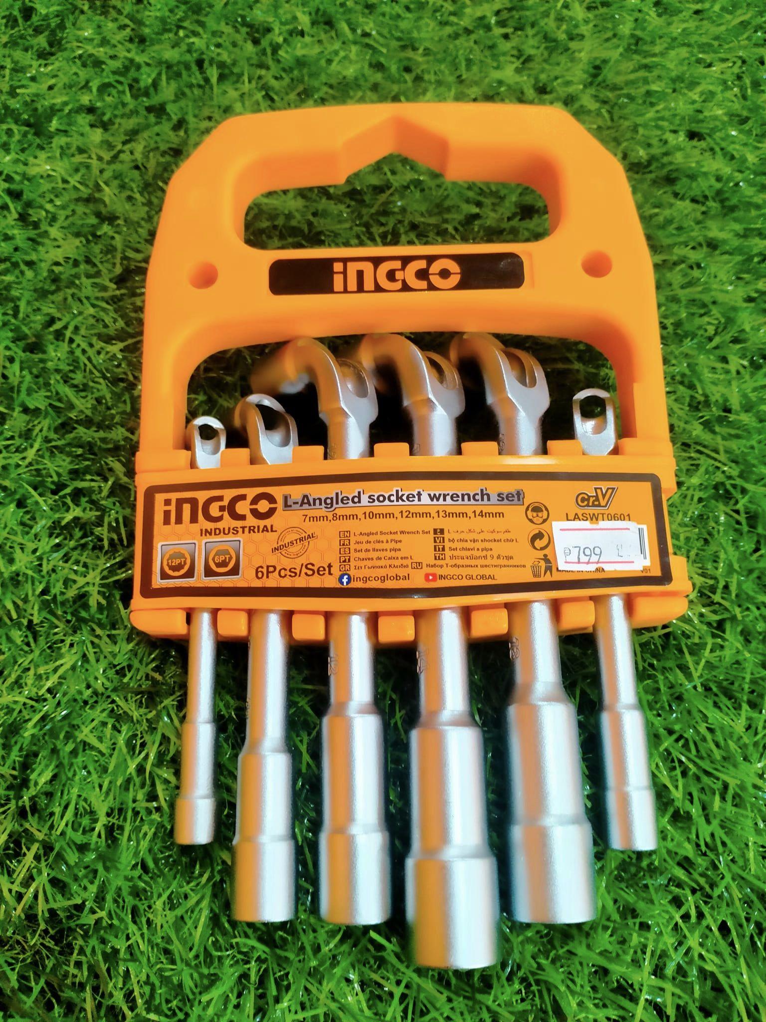 BỘ 6 CHÌA VẶN GÓC CHỮ L INGCO LASWT0601 - HÀNG CHÍNH HÃNG