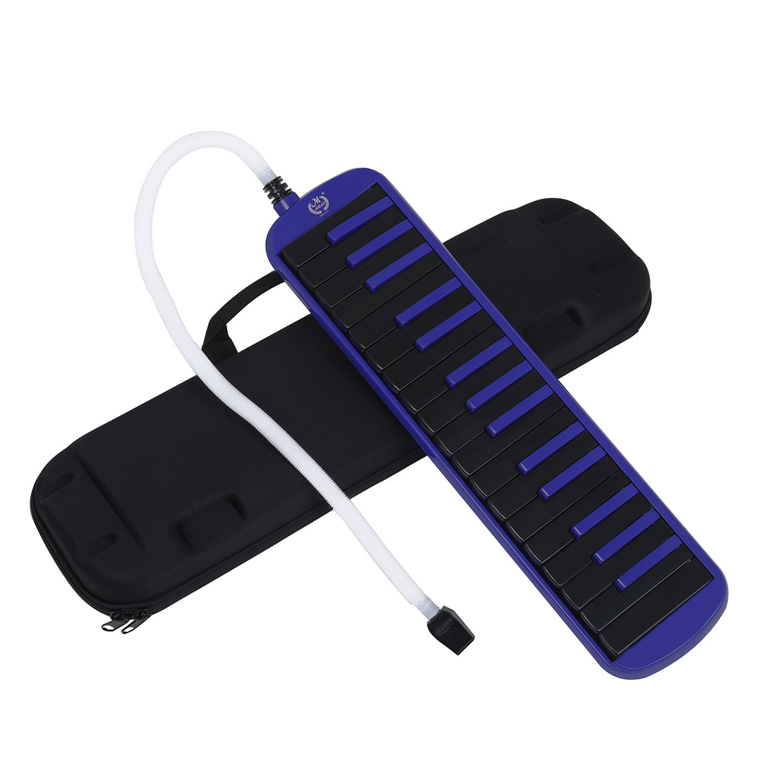 Kèn Melodion, Melodica, Pianica - Mbat KF-32 - Kèn 32 phím cao cấp, túi hộp EVA, nhựa ABS an toàn, màu xanh - Hàng chính hãng