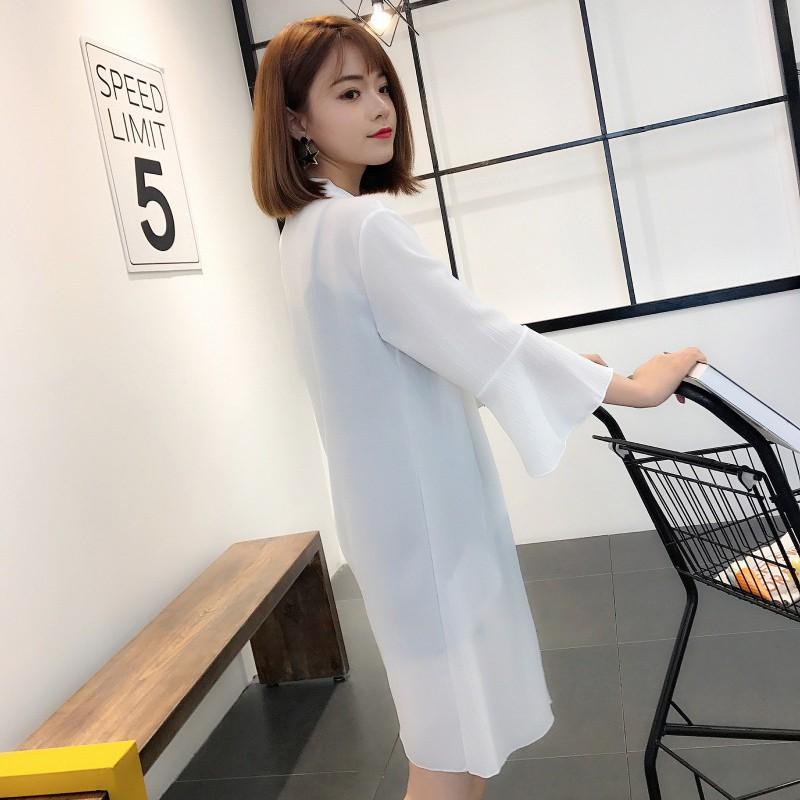 Áo choàng chiffon dáng rộng cho nữ