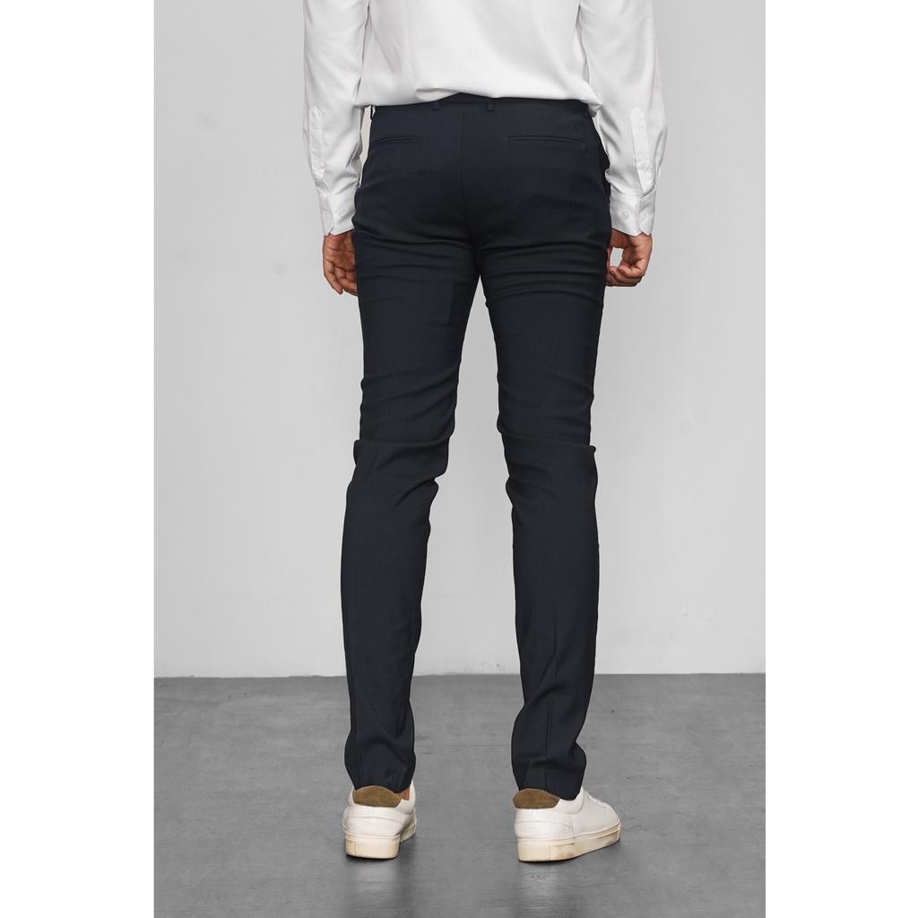 Quần âu - Quần vải nam màu xanh đen form slim fit -10S20PFO029 LASTORE MENSWEAR