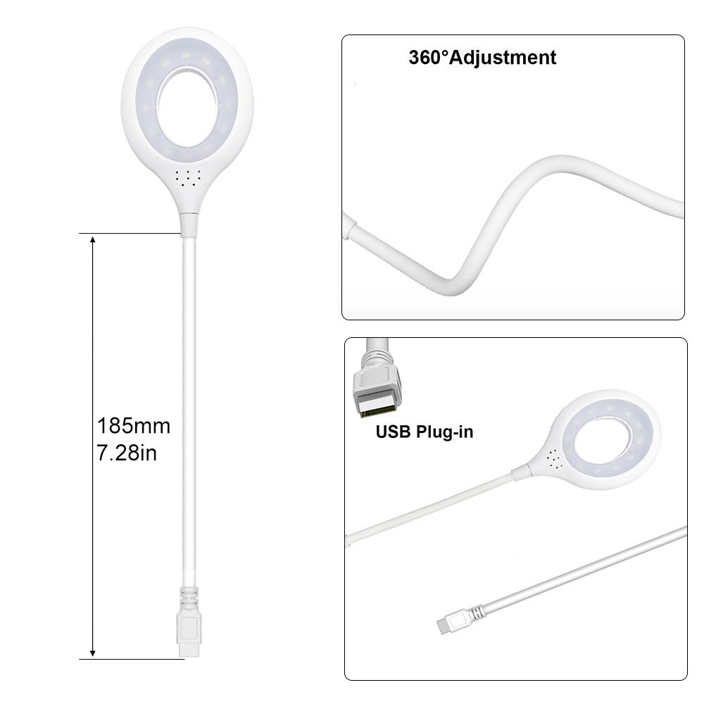 Đèn Led USB 5V Siêu Sáng Có Thể Gập Lại Bảo Vệ Mắt Tiện Dụng Sự Bảo Vệ