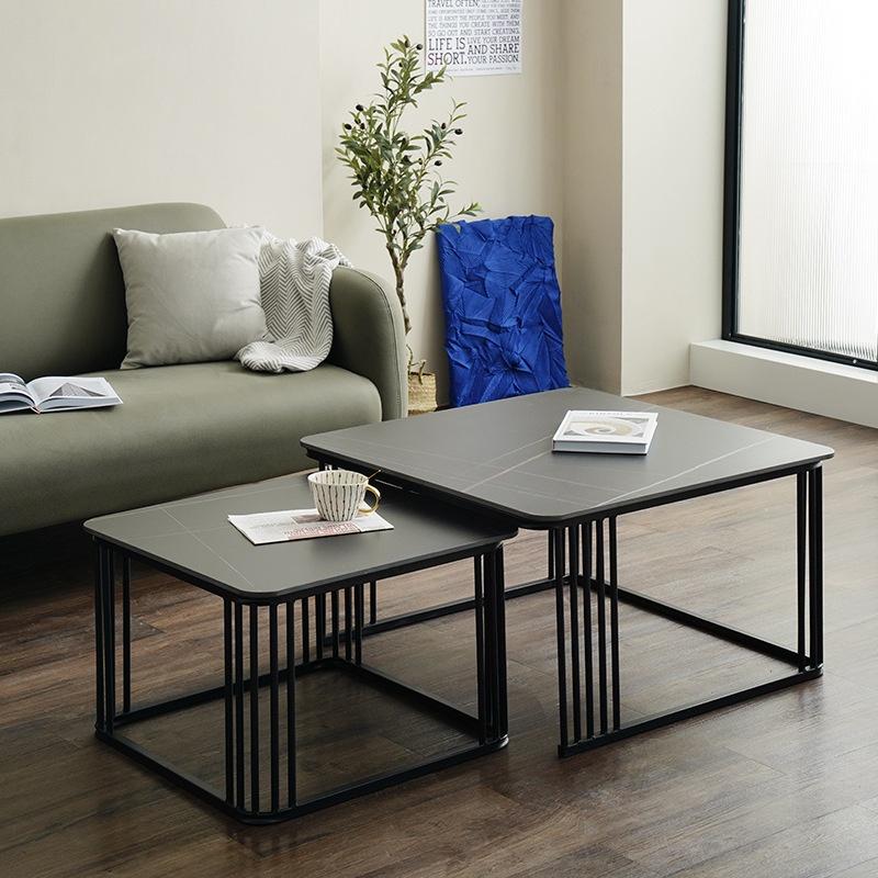 Bàn trà mặt đá sofa ceramic nhập khẩu, bàn phòng khách cao cấp phong cách hiện đại - Bảo hành 12 tháng
