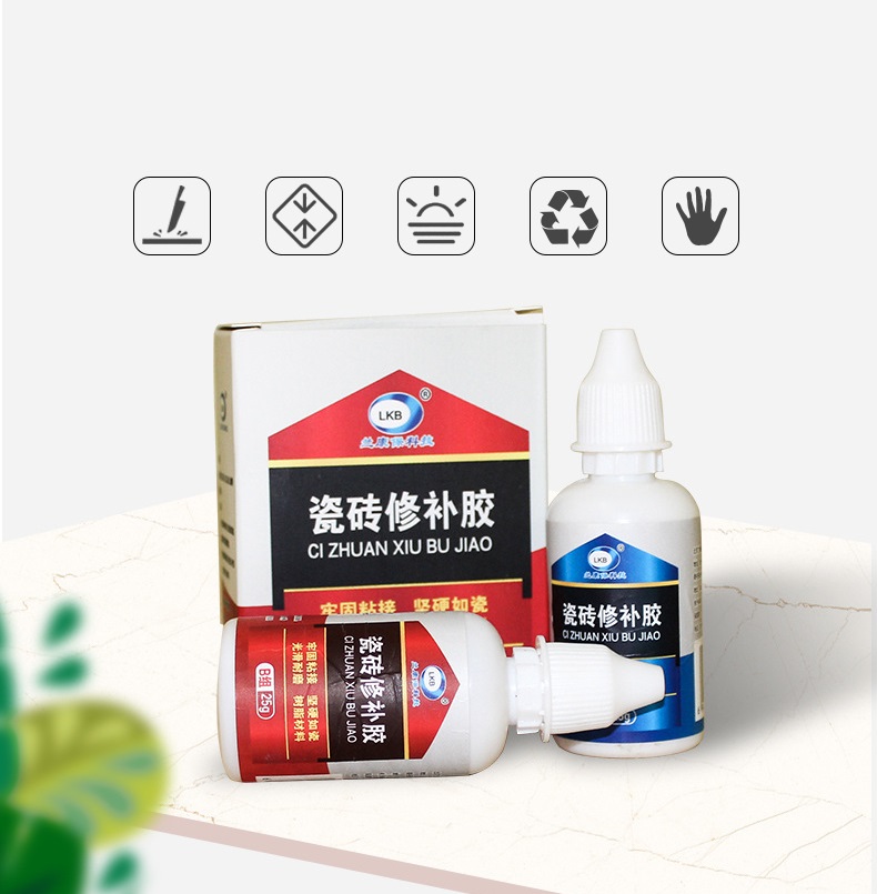 Bộ Đôi Keo Sửa Chữa Dán Gạch Men, Gốm Sứ Cao Cấp LKB - Hàng Nhập Khẩu