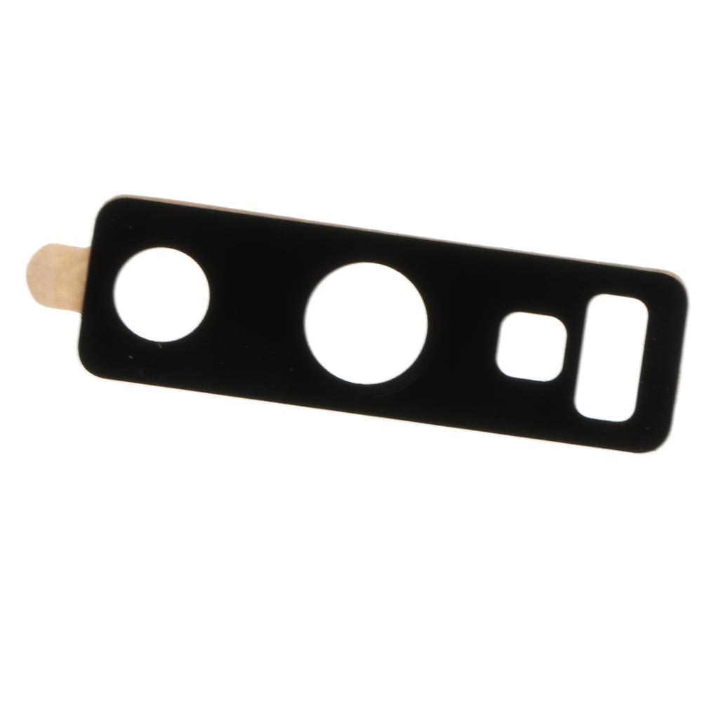 2-7pack Back Camera Glass Lens Replacement + Adhesive for Note 9 Black