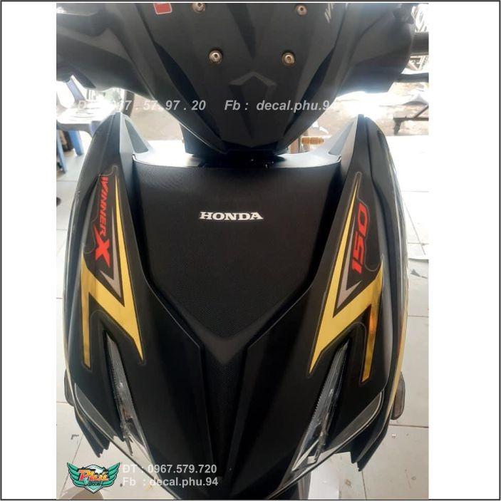 Tem rời Winner X Vàng Crom , Xe đen nhám
