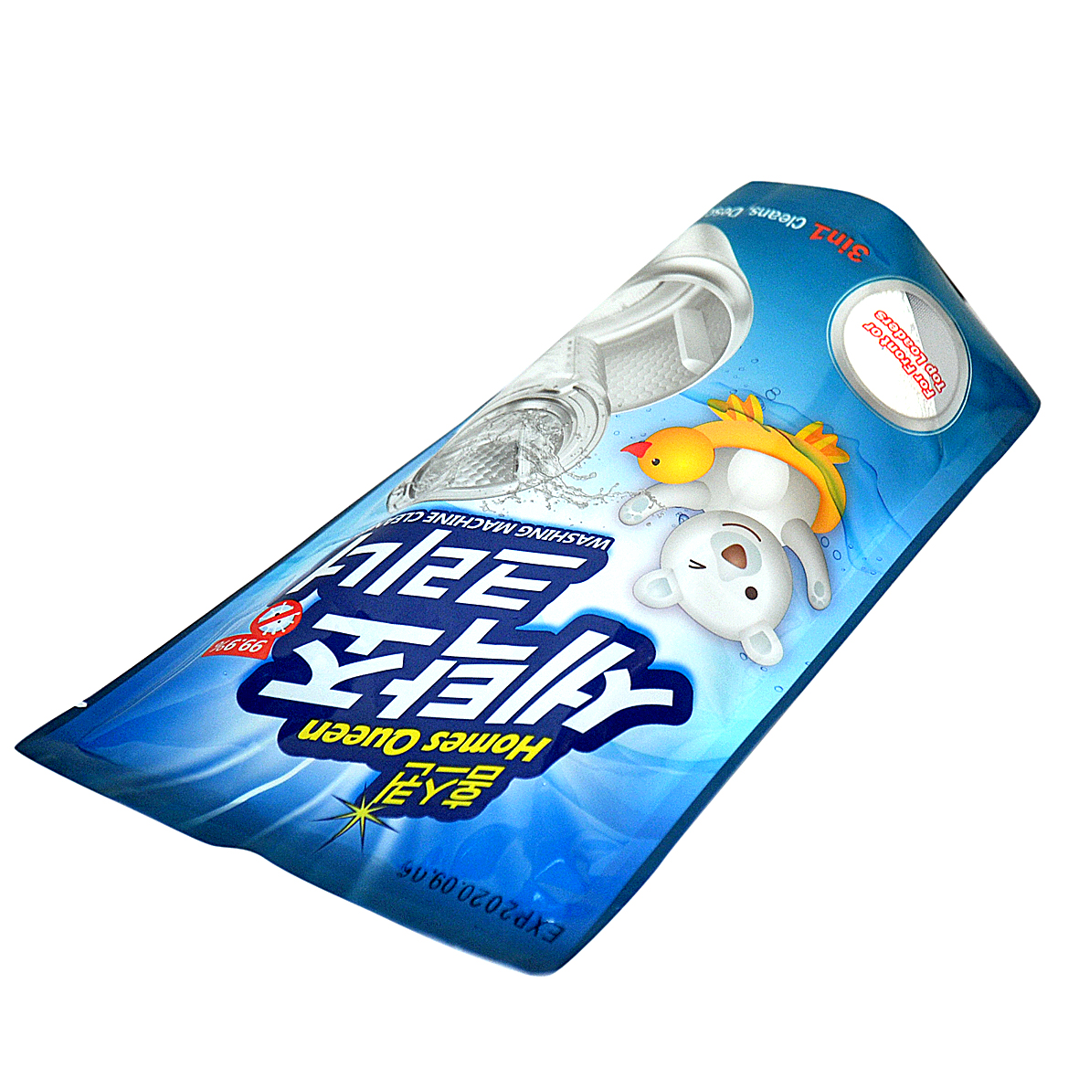 Combo 5 gói tẩy vệ sinh máy giặt Homes Queen Hàn Quốc (400g/gói): Vệ sinh lồng máy giặt không cần tháo lắp, tiết kiệm thời gian