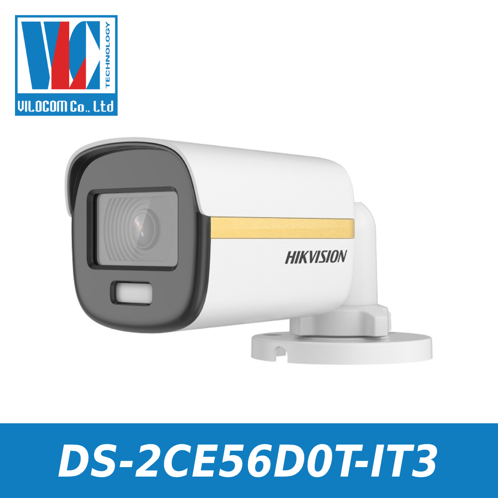 Camera HDTVI 2.0 Megapixel HIKVISION DS-2CE10DF3T-PF - Hàng Chính Hãng