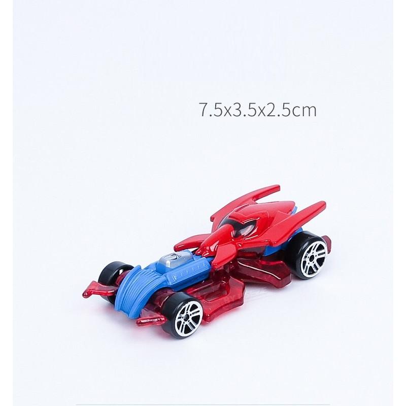 Xe Ô Tô Sắt, Xe Kim Loại Bộ 6 xe biệt đội siêu anh hùng,cầm vừa tay,bé rất thích.