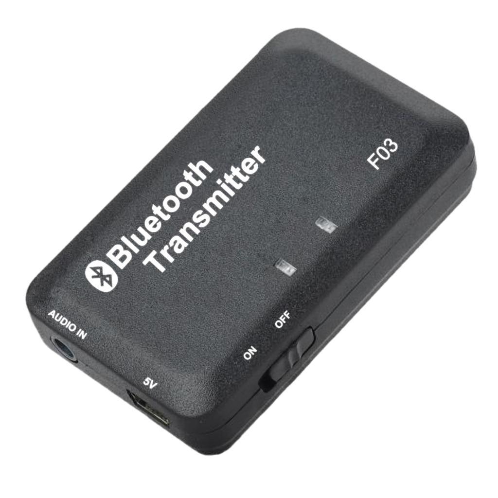 3.5mm Bluetooth Sender Adapter Stereo Audio for TV iPod Mp3 Mp4 PC