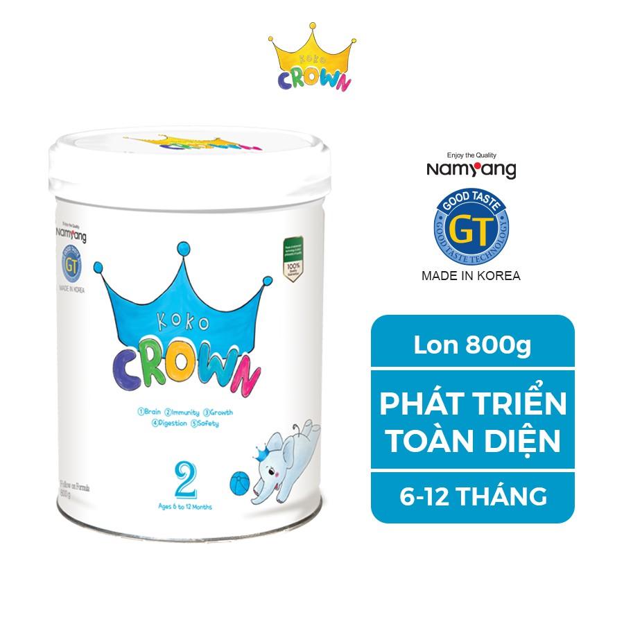 Sữa Bột Dinh Dưỡng KOKO CROWN số 2 Cho Bé Hộp 800g