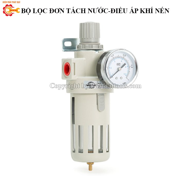 Bộ Lọc Tách Nước Kèm Van Điều Áp Khí Nén