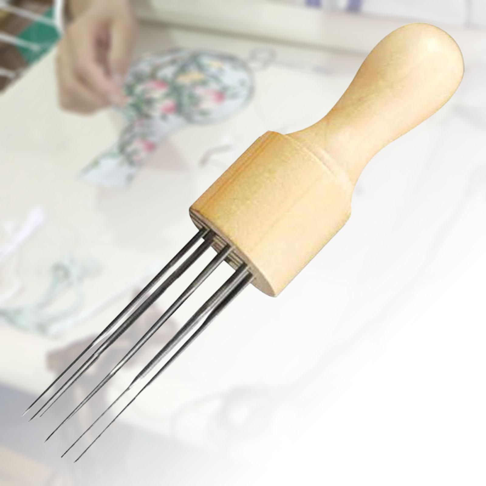 7pcs/Set Embroidery Punch  Kits,Embroidery Tools Adjustable Rug Yarn Punch  for DIY Sewing Embroidery