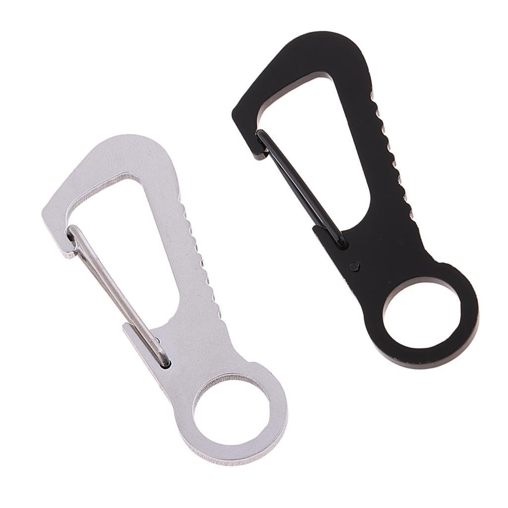 2 Colors Durable Keyring Clip Hook Key Buckle Quick Release Hooks