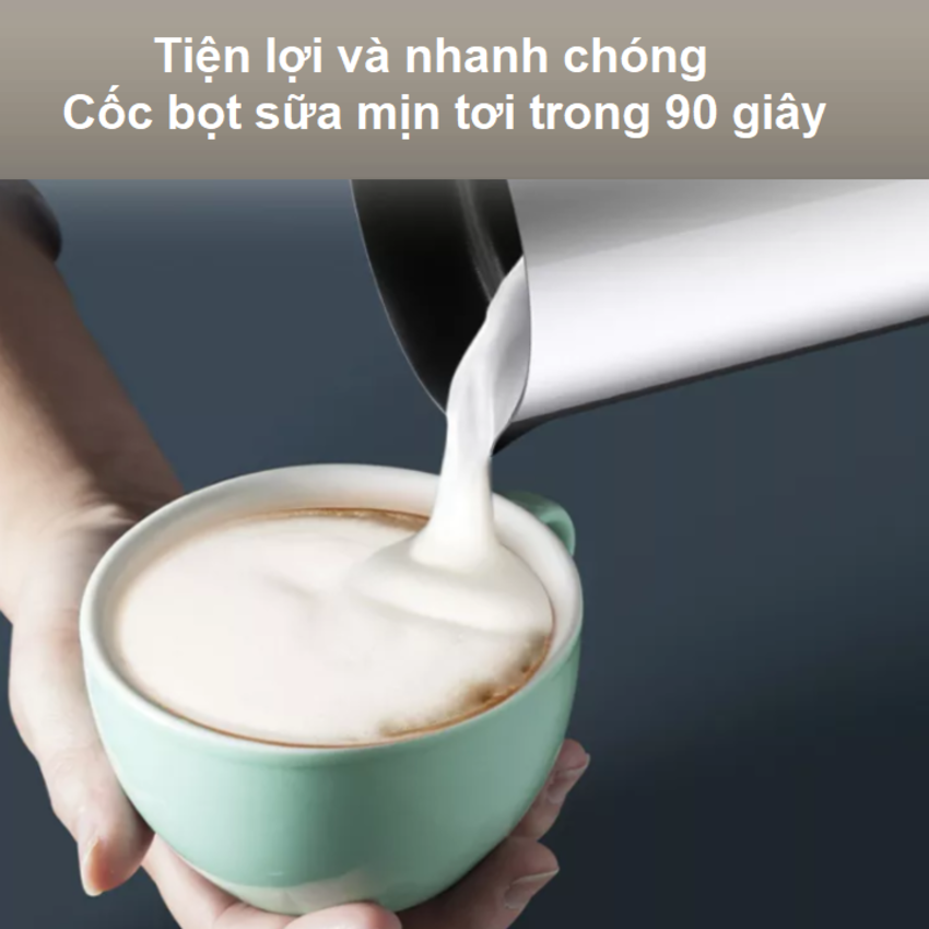 Máy tạo bọt sữa thương hiệu Chulux QF-MF223BA 500W - HÀNG NHẬP KHẨU