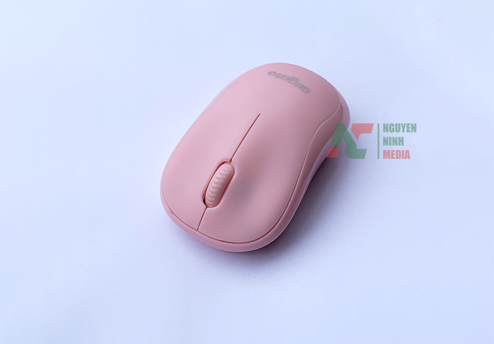 Chuột Không Dây Không Ồn Arigato M220 Pink (Màu Hồng) - Hàng Nhập Khẩu