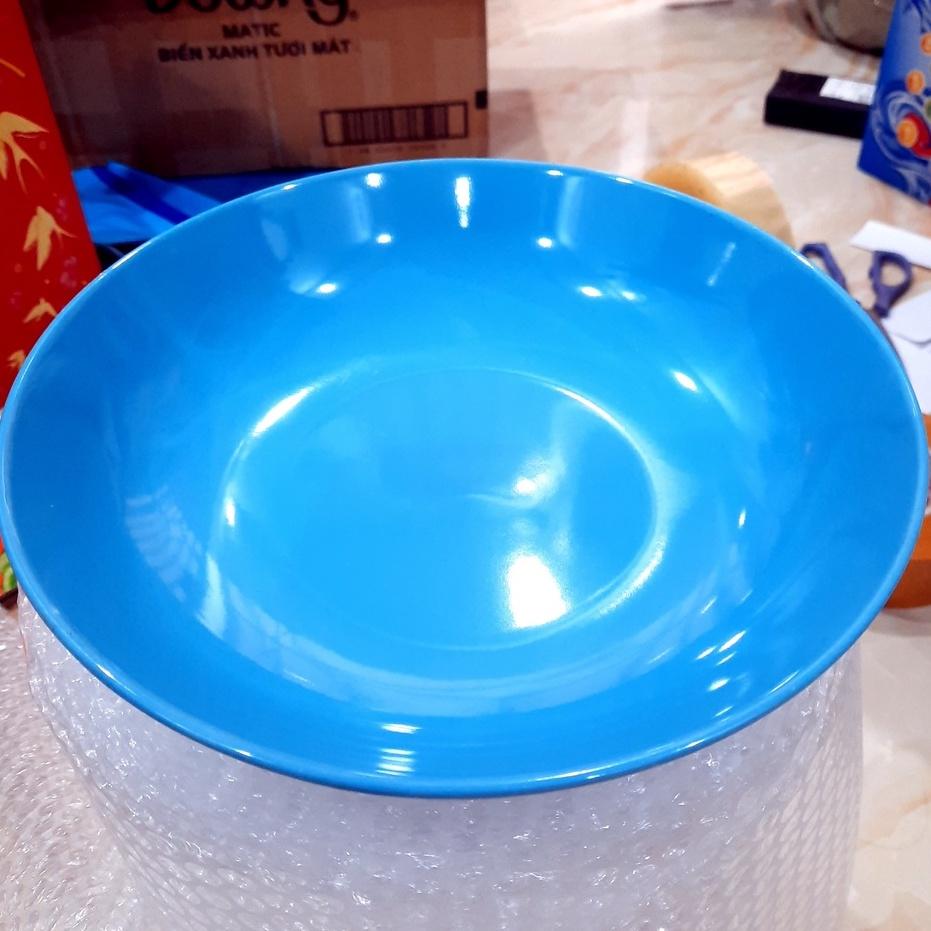 Đĩa sâu lòng màu xanh dương 24cm