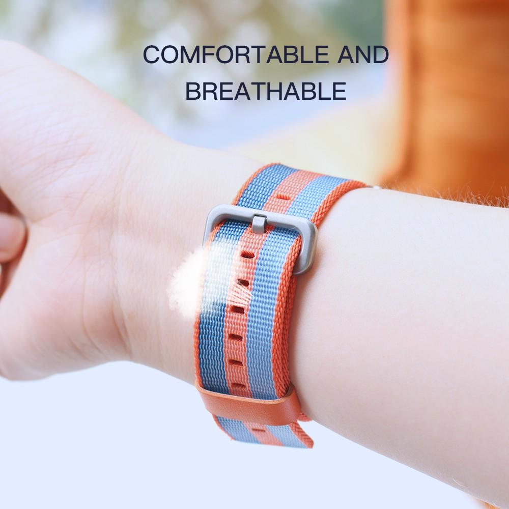 Dây đồng hồ dệt sợi nylon nhiều màu thay thế cho đồng hồ Samsung Galaxy 46mm 42mm