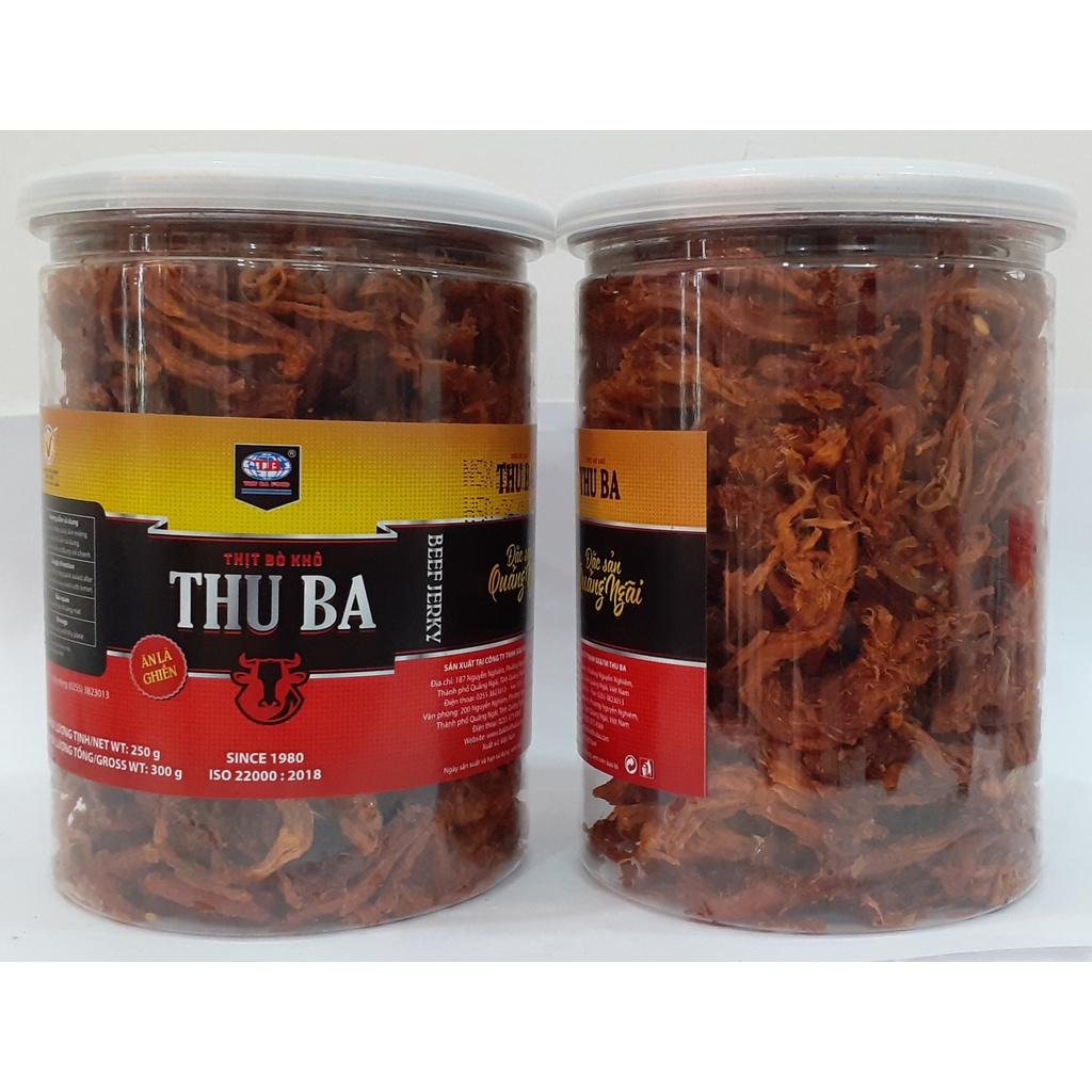 Bò khô sợi cay vừa ngon 300gr x 2 hộp đặc sản Quảng Ngãi làm quà Tết