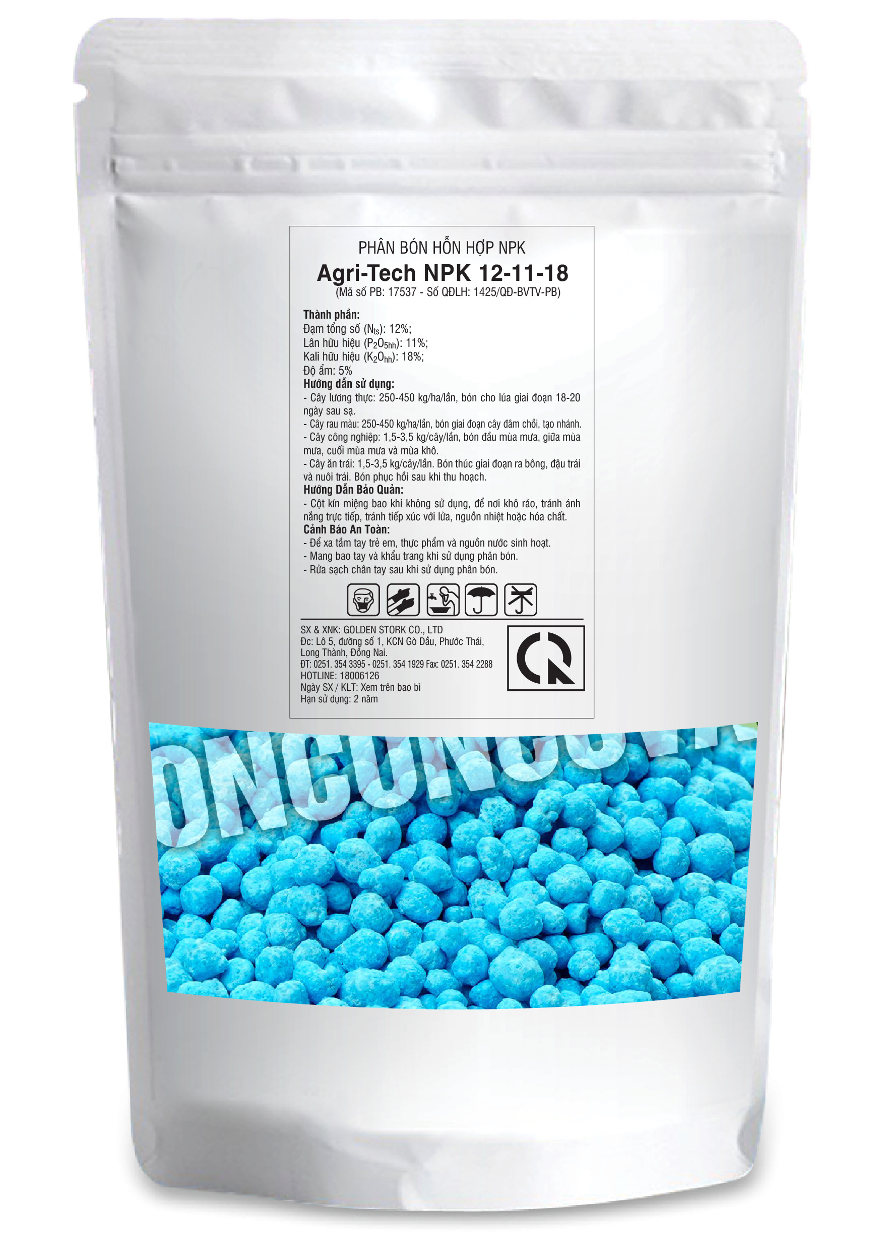 Agri-Tech NPK 12-11-18+TE 1Kg