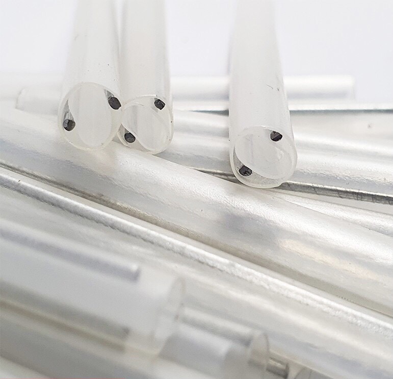 Ống Nung Co Nhiệt Hàn Cáp Quang 60mm có 2 Thanh Thép Trợ Lực