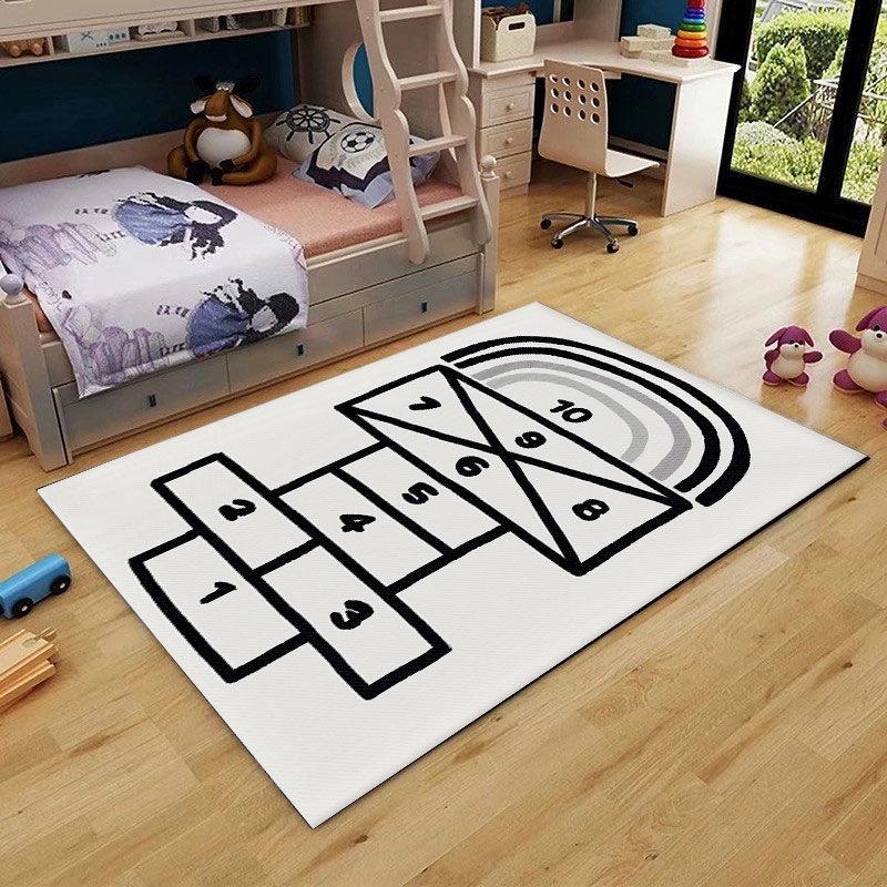 Thảm trải sàn trẻ em thảm leo núi bé gái thảm đầu giường trang trí phòng ngủ cách bố trí sofa đệm phòng khách phòng ngủ.