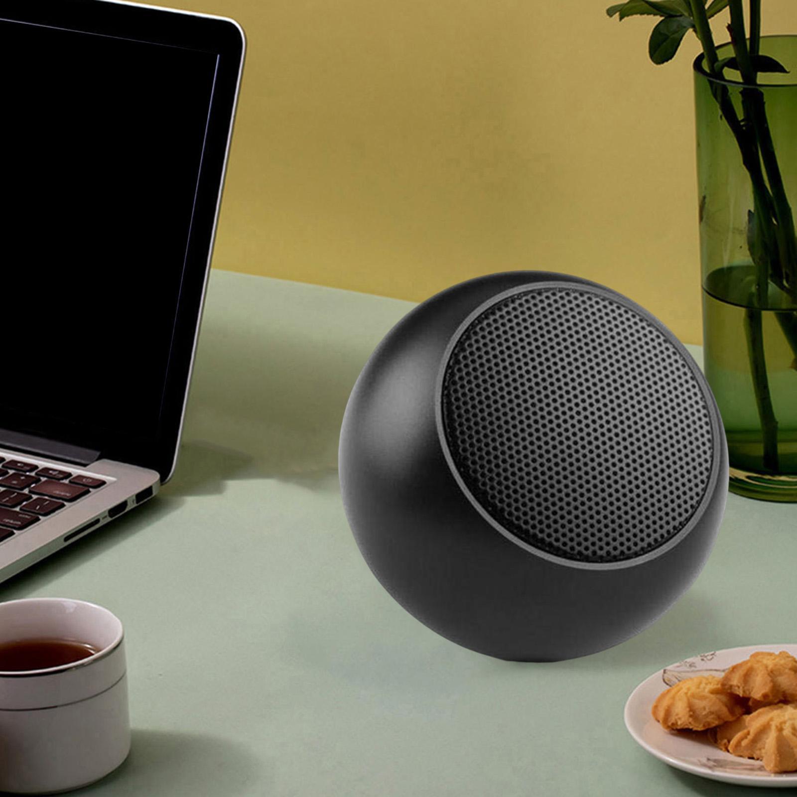 Portable Subwoofer Stereo Compact Durable for Sports Travel Camping Black