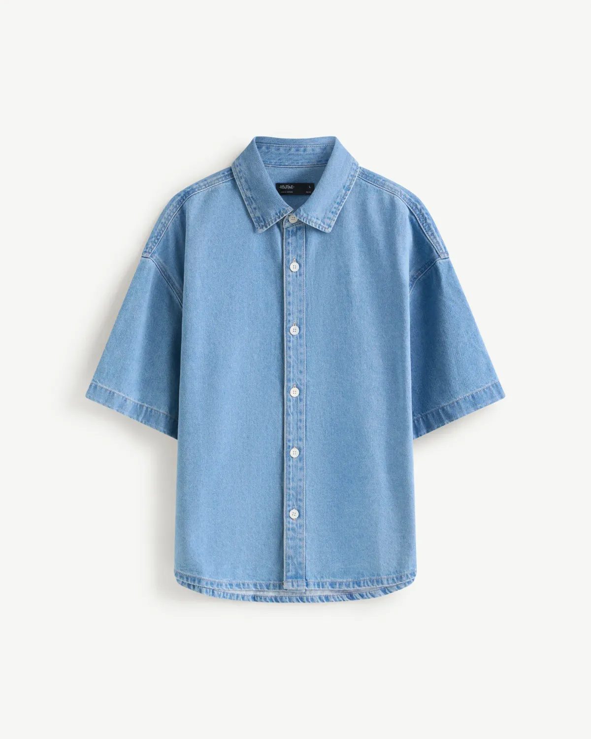 Áo Sơ Mi Denim Nam Tay Ngắn Form Relax - ROUTINE 10F25DSH001