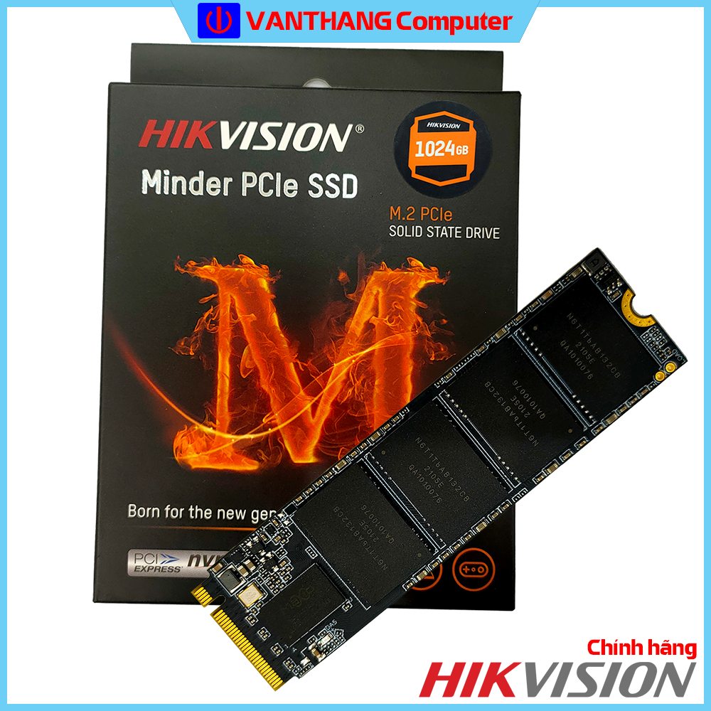 Ổ cứng SSD M.2 Hikvision Minder PCIe 1024GB NMVe - Hàng chính hãng