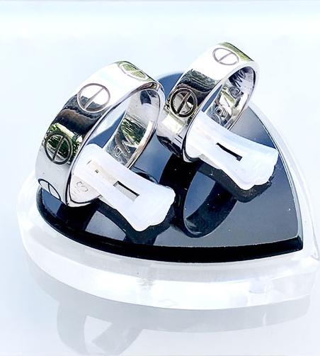 Nhẫn Đôi Bạc ND1075 Medium