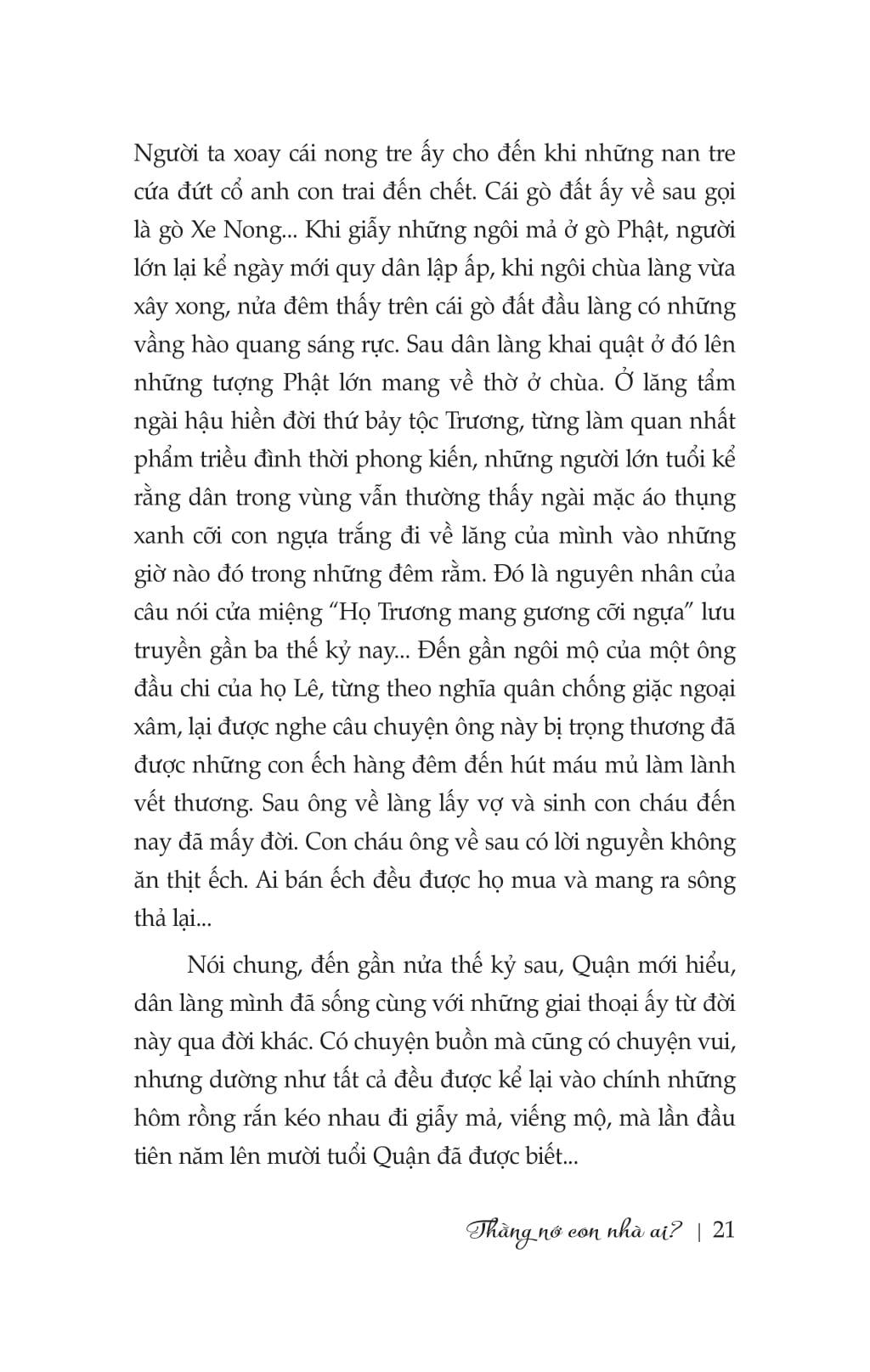 Thằng Nớ Con Nhà Ai