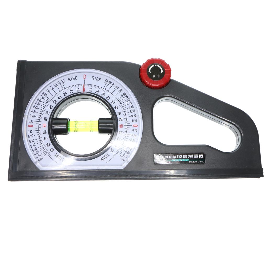 Slope Protractor Angle Bevel Inclinometer Nonmagnetic Declinometer