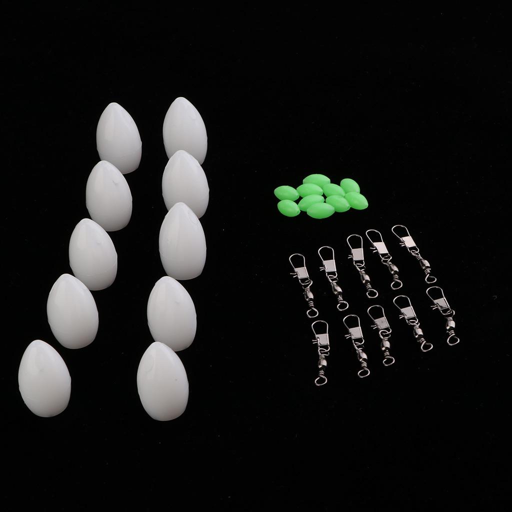 10pcs Floating Carp Coarse Trout Bass Sea Lure Fishing Tackle Orange