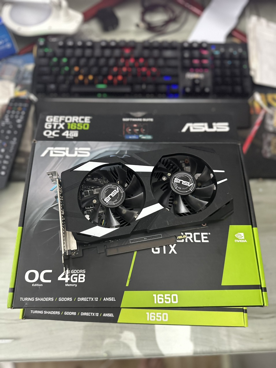 VGA (Cạc màn hình) ASUS DUAL GTX 1650 4GB GDDR5 (HÀNG CHÍNH HÃNG)