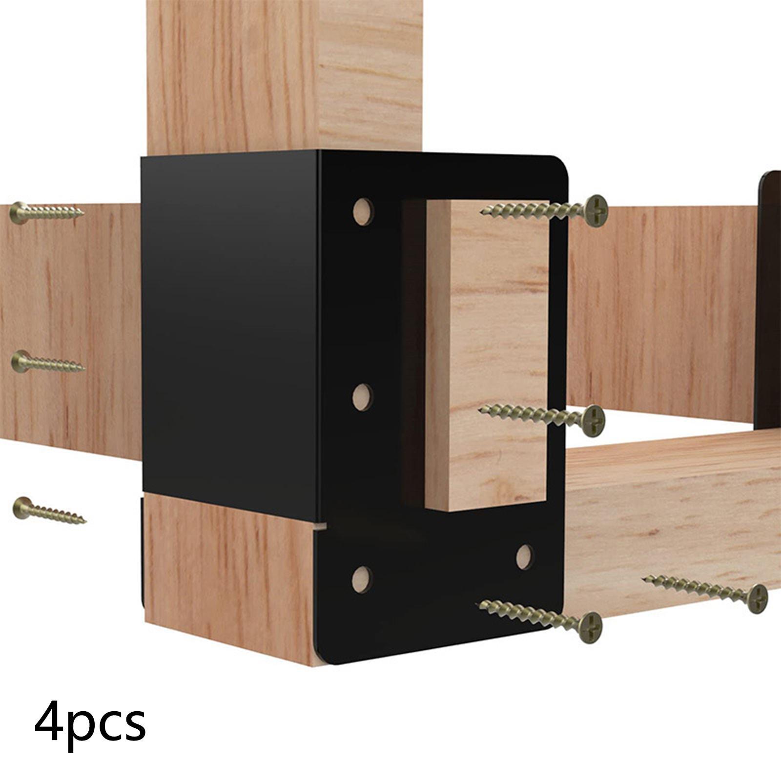 Firewood Bracket Storage Holder Outdoor Indoor Log Rack Storage
