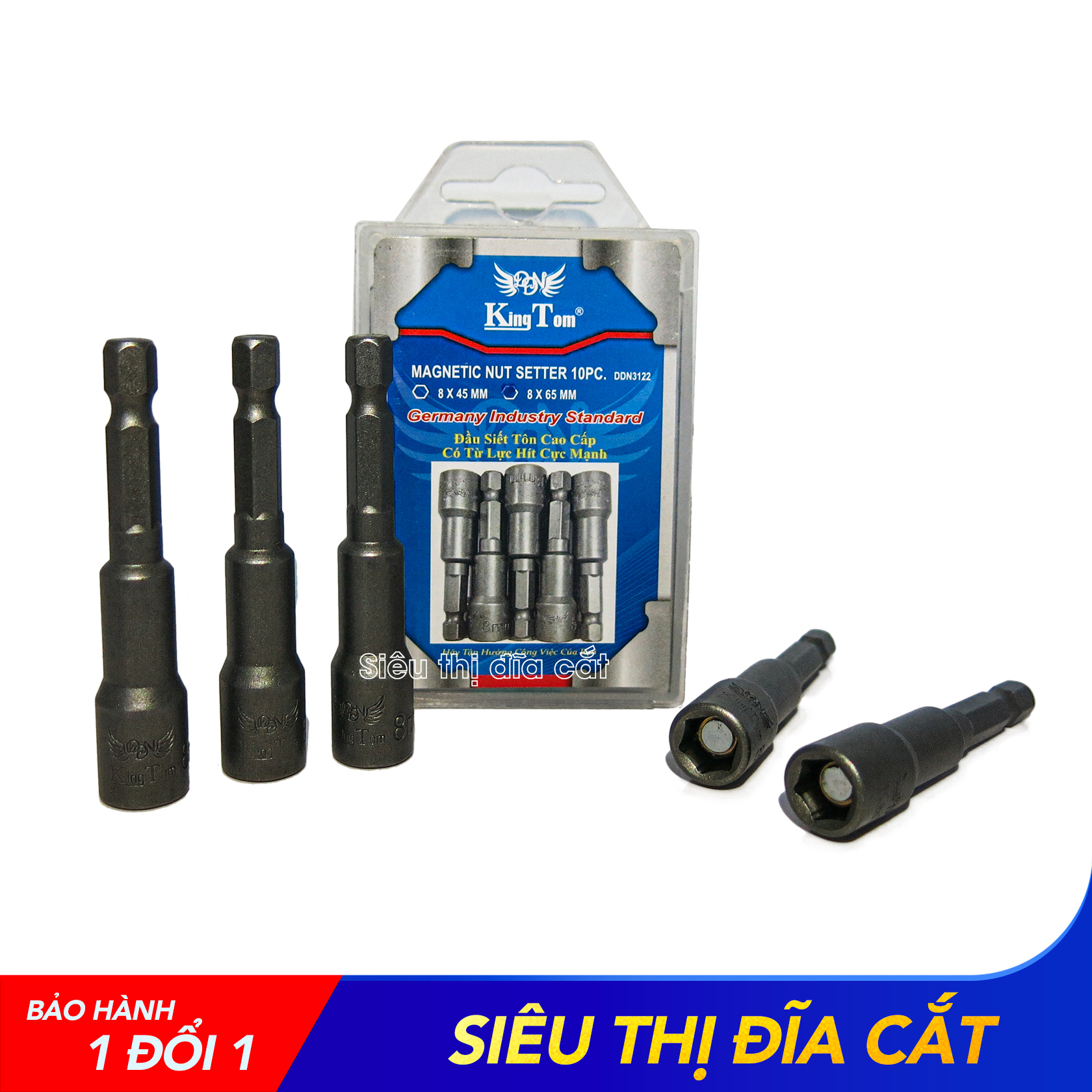 Mũi Siết Tôn KingTom 8x65mm - Dài - 10 Mũi