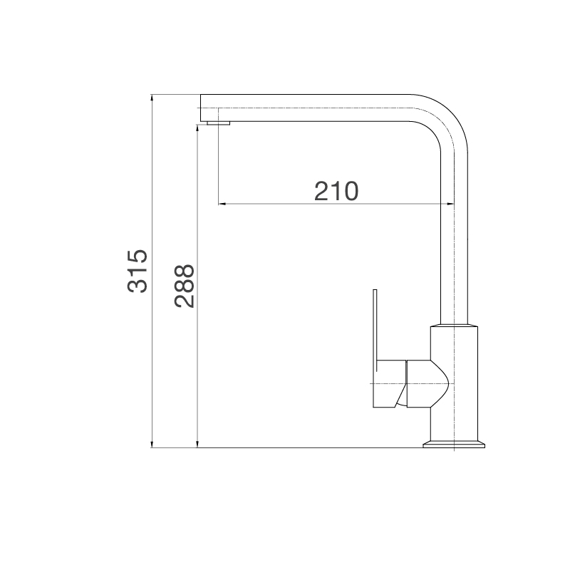 Vòi rửa chén Malloca K525B - Hàng Chính Hãng