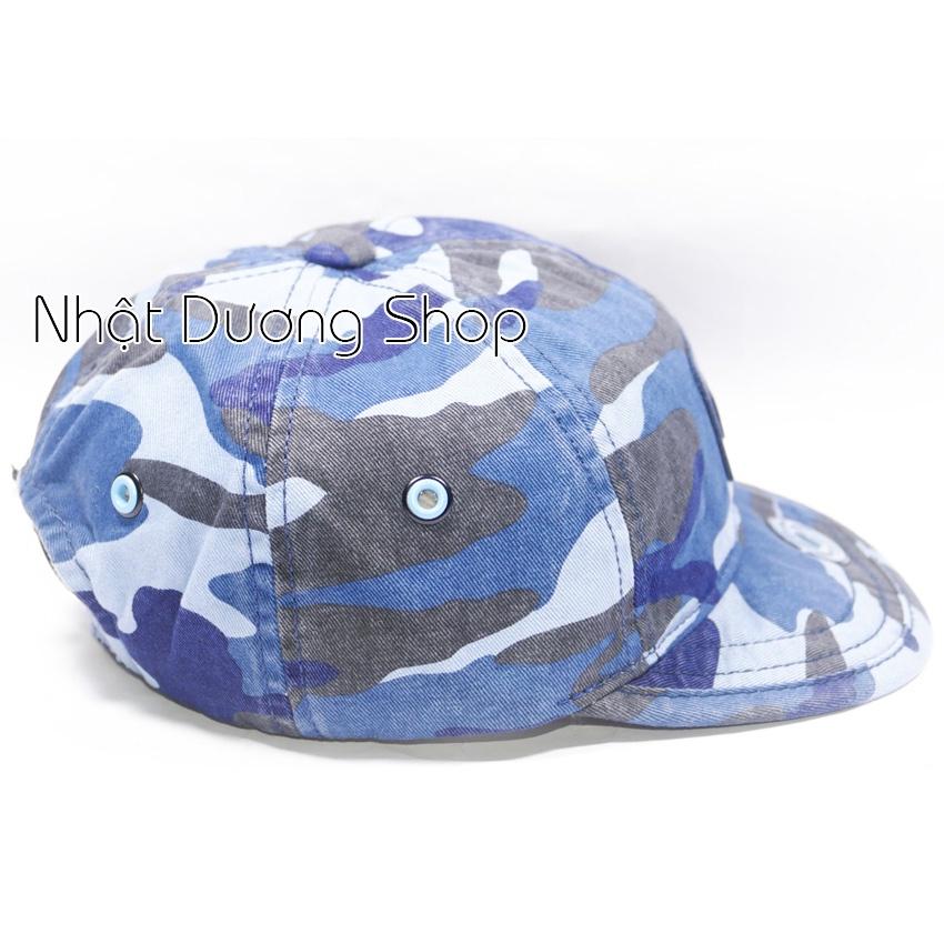 Nón kết mỏ mềm trẻ em từ 1-3 tuổi logo 7 đóng SÒ TO ở kết và đóng 3 sò - Chất liệu vải Kaki xịn sò oát mềm, sang trọng
