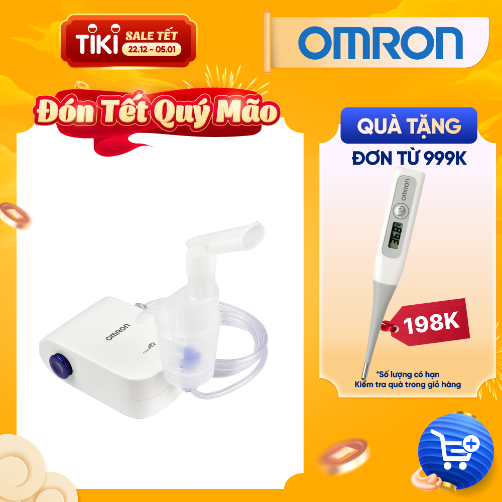 Máy Xông Khí Dung OMRON NE-C803 - Trị Liệu Hô Hấp - Trọng Lượng Nhẹ 180g