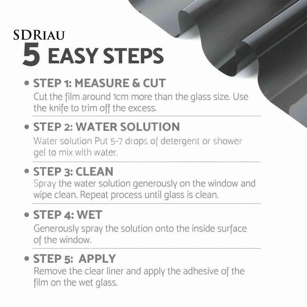 Miếng dán cửa kính xe hơi chống nắng cách nhiệt dài 6m