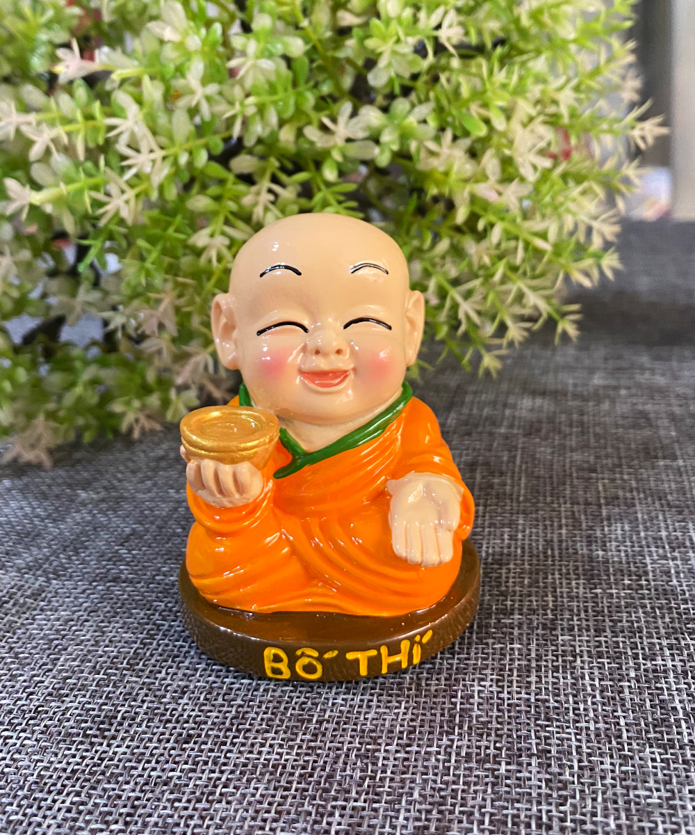 Tượng chú tiểu Lục Độ 7cm hàng Việt Nam